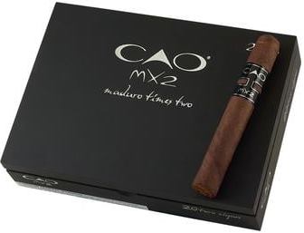 CAO Mx2 Maduro Toro cigars made in Nicaragua. Box of 20. Free shipping!